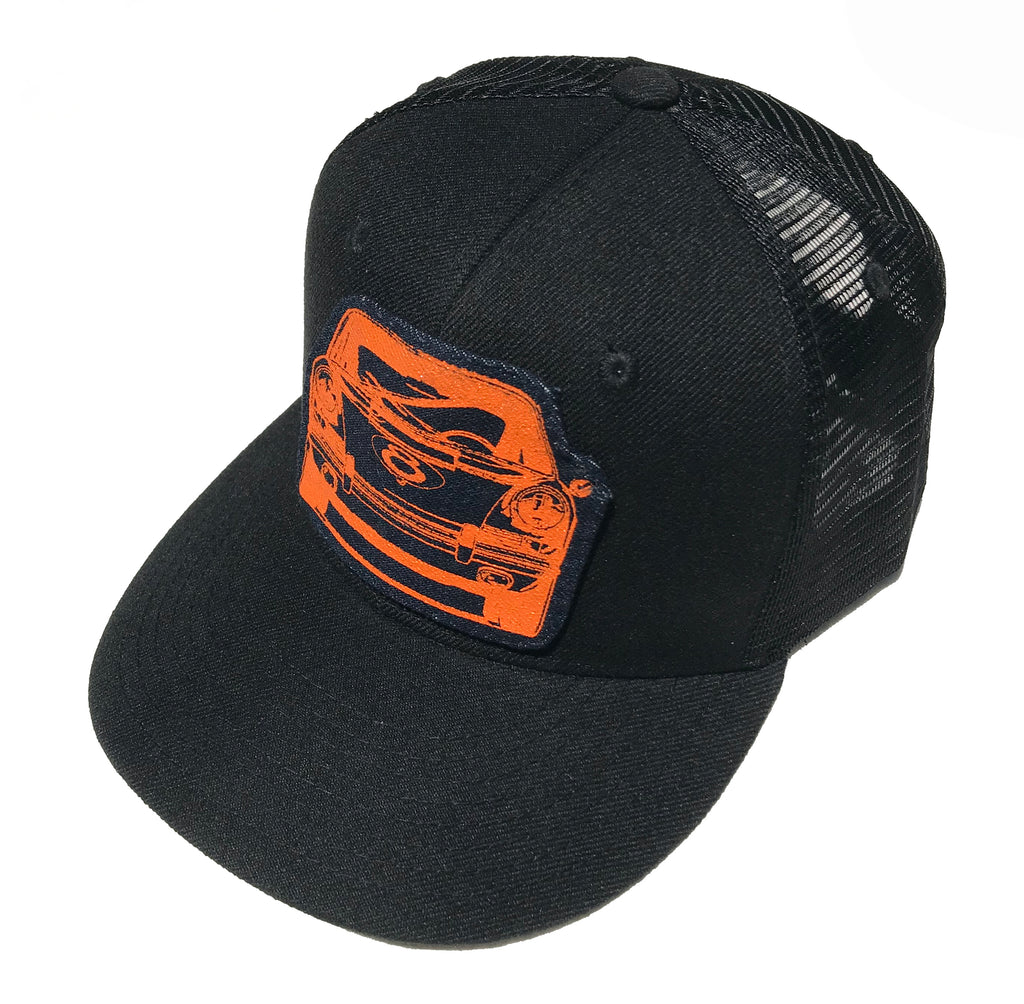 911Front Trucker cap-Orange