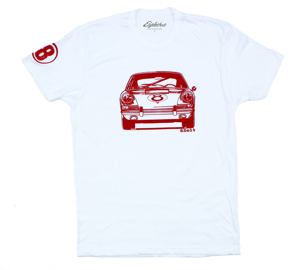 911 Front White t-shirt