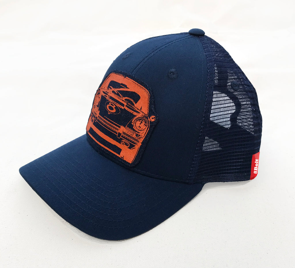 911Front Trucker cap-Orange